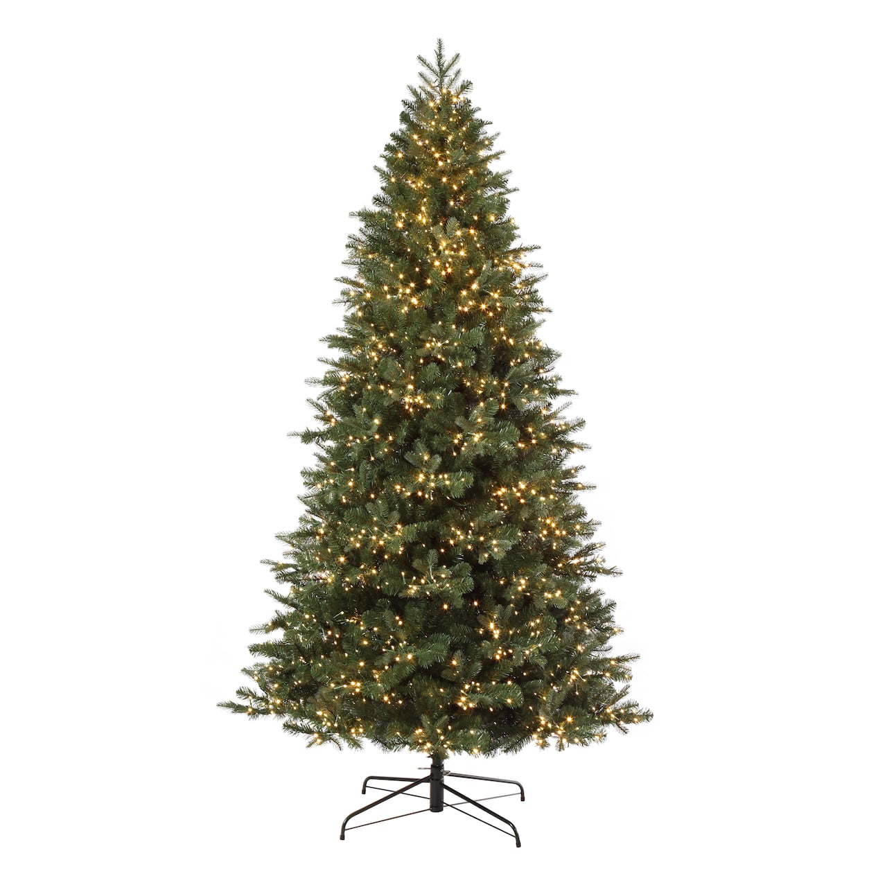 7.5ft. Pre-Lit Greenbriar Fir Artificial Christmas Tree, Soft White Cluster LED Lights